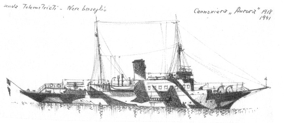 1918 - Cannoniera 'Aurora'